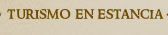 Turismo de Estancia